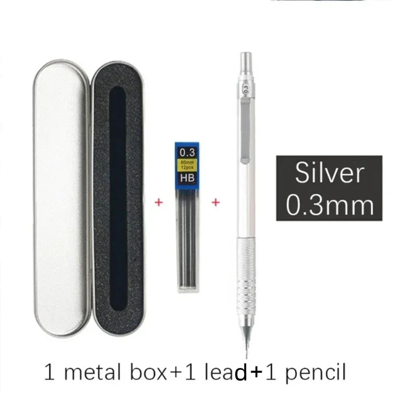 Buy The Best By Artsulli - Art is Long Life Short - High Quality Metal Mechanical Pencils Set with Lead Refills Drafting Automatic Pencil