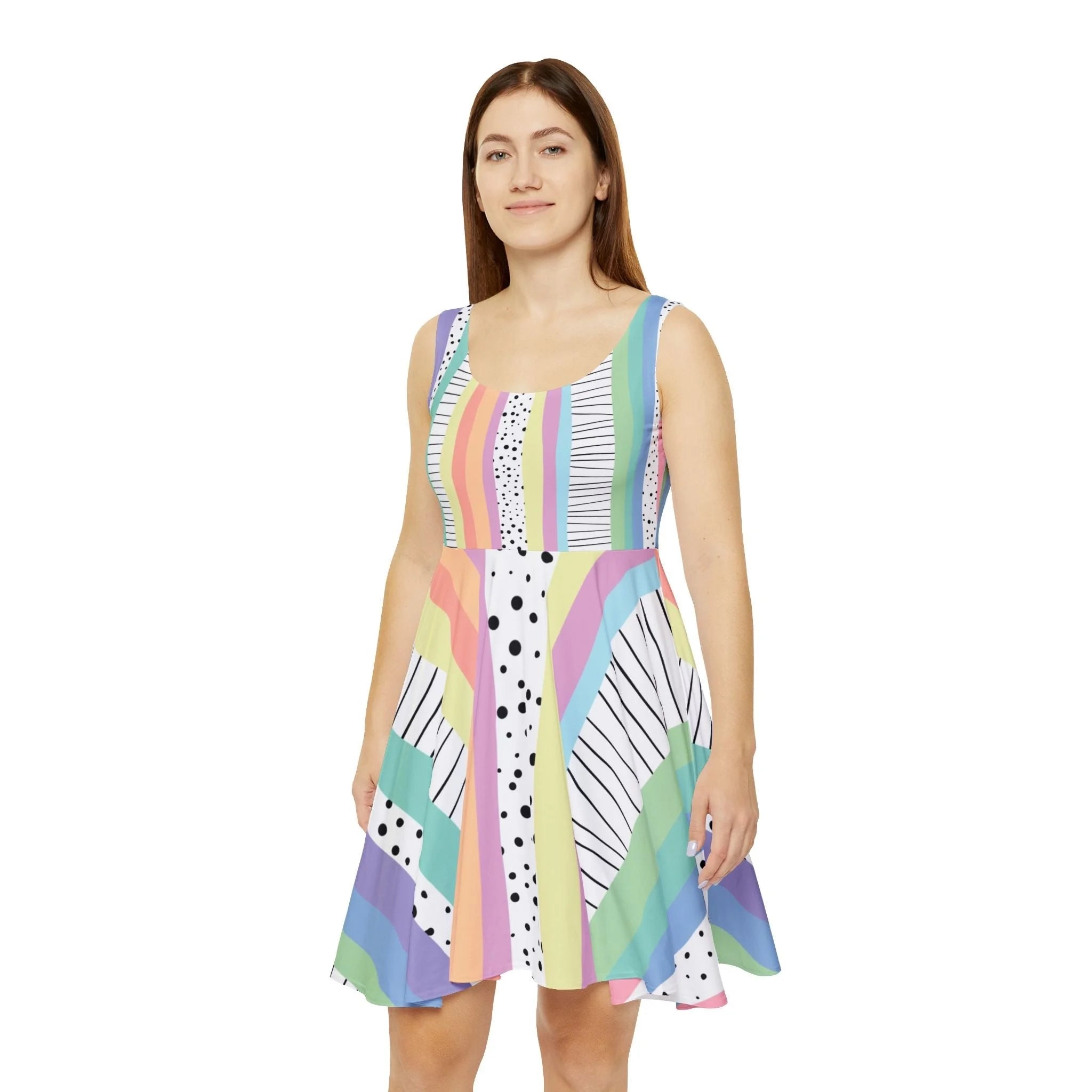 ["All Over Print","AOP","AOP Clothing","Art","Artful","Artistic","Artsy","Arty","Assembled in the USA","Assembled in USA","Illustration","Illustration art","Made in the USA","Made in USA","Skirts & Dresses","Sublimation","Women's Clothing"]