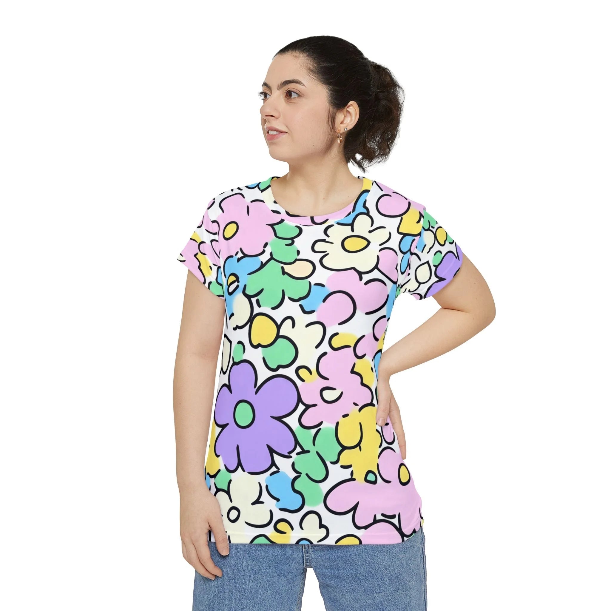 ["All Over Print","AOP","AOP Clothing","Art","Artful","Artistic","Artsy","Arty","Assembled in the USA","Assembled in USA","Illustration","Illustration art","Made in the USA","Made in USA","Sublimation","T-shirts","Tops","Women's Clothing"]
