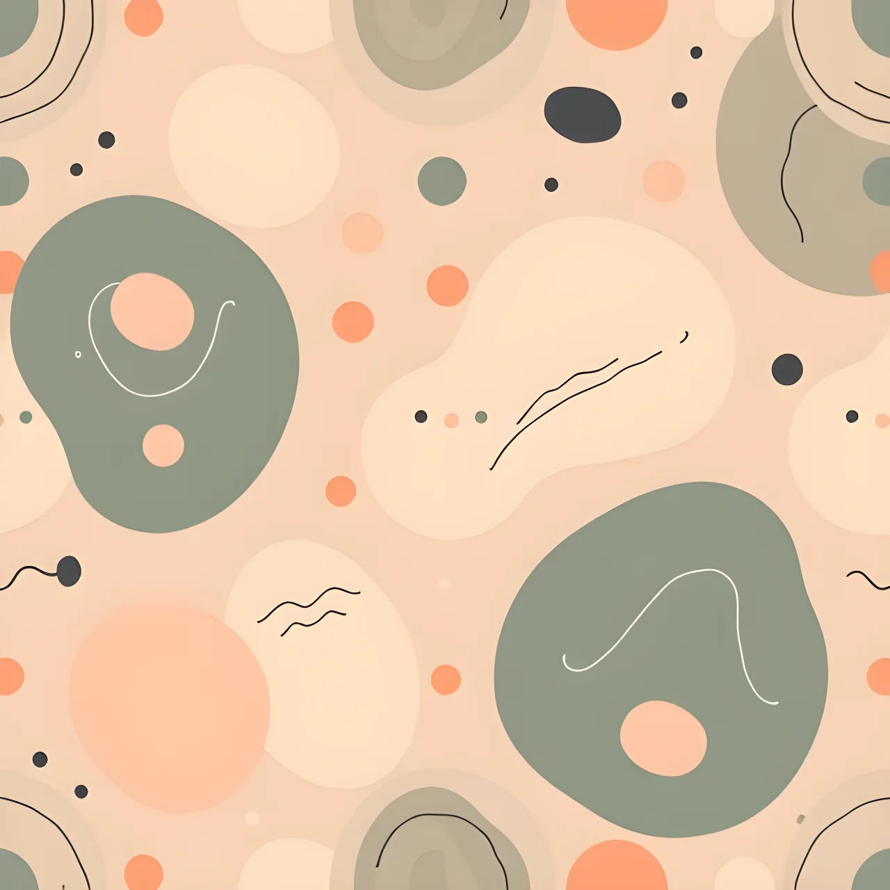 Buy The Best abstract pattern organic shapes dots By Art & Illustration Supplies - Artsy x Aesthetic Dots Pattern - 2026