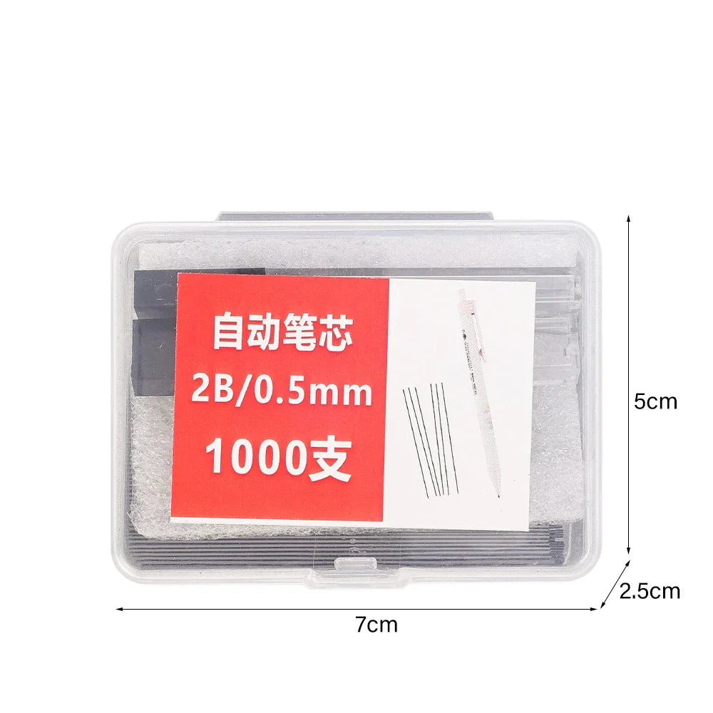 Buy The Best By Artsulli - Art is Long Life Short - Large Capacity Pencil Lead 0.5 0.7 2B Refills Replaceable Mechanical Student Drawing