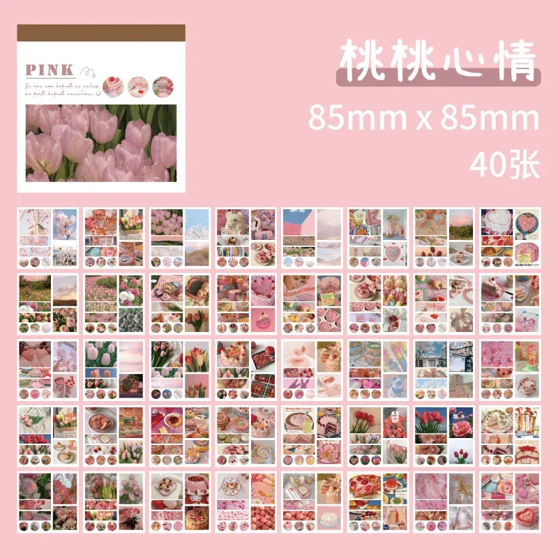 Buy The Best By Artsulli - Art is Long Life Short - 40pcs Decoration Sticker Planner Handbook Scrapbook DIY Material Creative Aesthetics