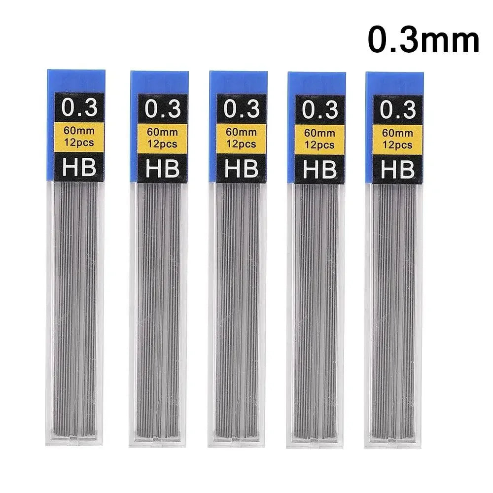 Buy The Best By Artsulli - Art is Long Life Short - 0.3 0.5 0.7 0.9 1.3 2.0mm Metal Mechanical Pencil Set School Sketch Writing Stainless