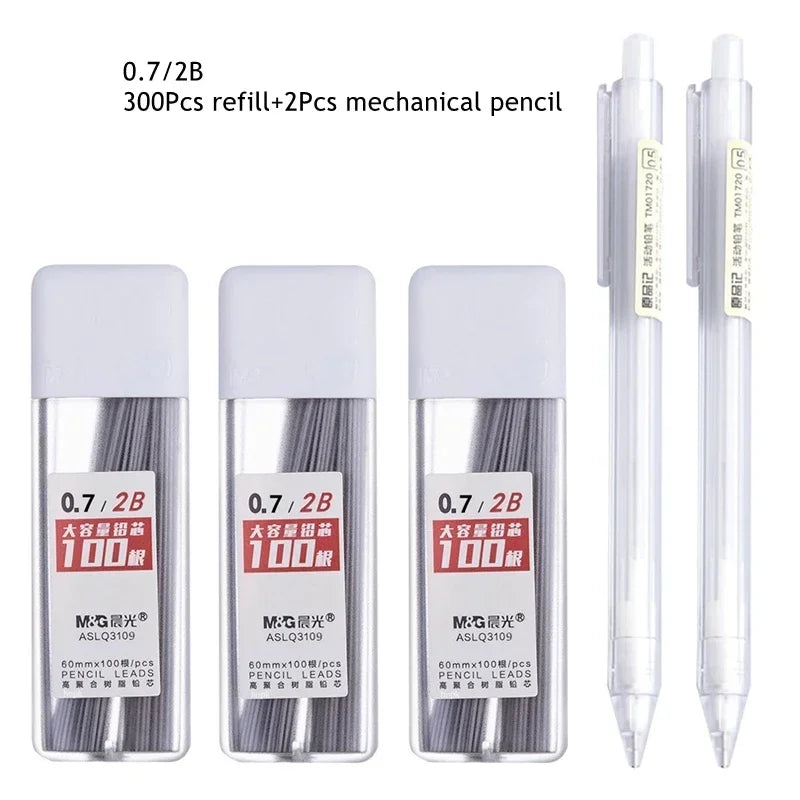 Buy The Best By Artsulli - Art is Long Life Short - 0.5/0.7mm Automatic Pencils Set HB/2B Refill Mechanical Pencil For Drawing Sketching