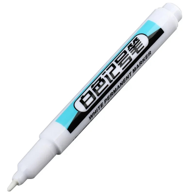 Buy The Best By Artsulli - Art is Long Life Short - 0.7/1.0/2.5MM White Permanent Marker Pens 1/3Pcs Paint Markers For Wood Rock Plastic