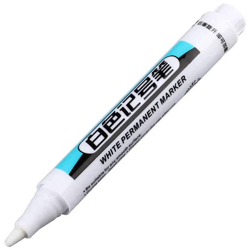 Buy The Best By Artsulli - Art is Long Life Short - 0.7/1.0/2.5MM White Permanent Marker Pens 1/3Pcs Paint Markers For Wood Rock Plastic