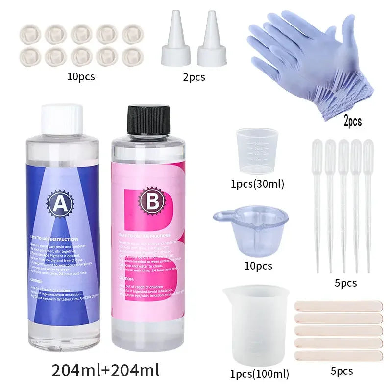 Buy The Best By Artsulli - Art is Long Life Short - 1:1 Crystal Clear Epoxy Resin Kit High Gloss & Bubbles Free Supplies for Coating