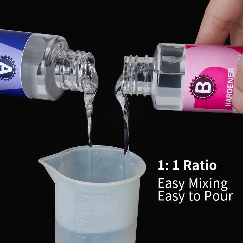 Buy The Best By Artsulli - Art is Long Life Short - 1:1 Crystal Clear Epoxy Resin Kit High Gloss & Bubbles Free Supplies for Coating
