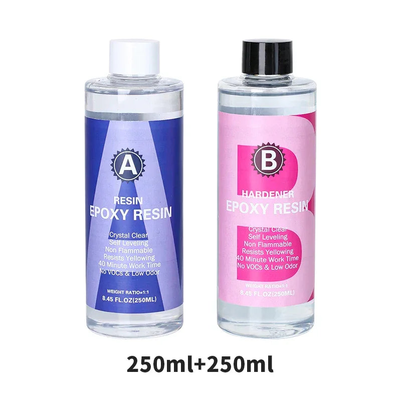 Buy The Best By Artsulli - Art is Long Life Short - 1:1 Crystal Clear Epoxy Resin Kit High Gloss & Bubbles Free Supplies for Coating