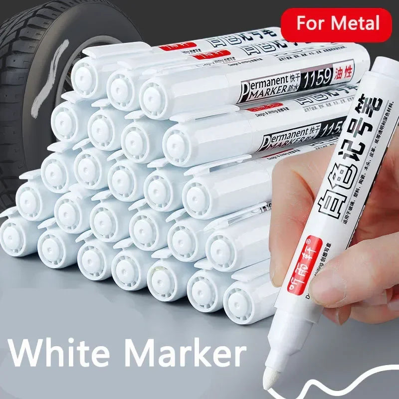 Buy The Best By Artsulli - Art is Long Life Short - 1/12 Pcs Drawing Supplies Oil Marker Permanent White Dot Pens Pen Writting Makers - 2026