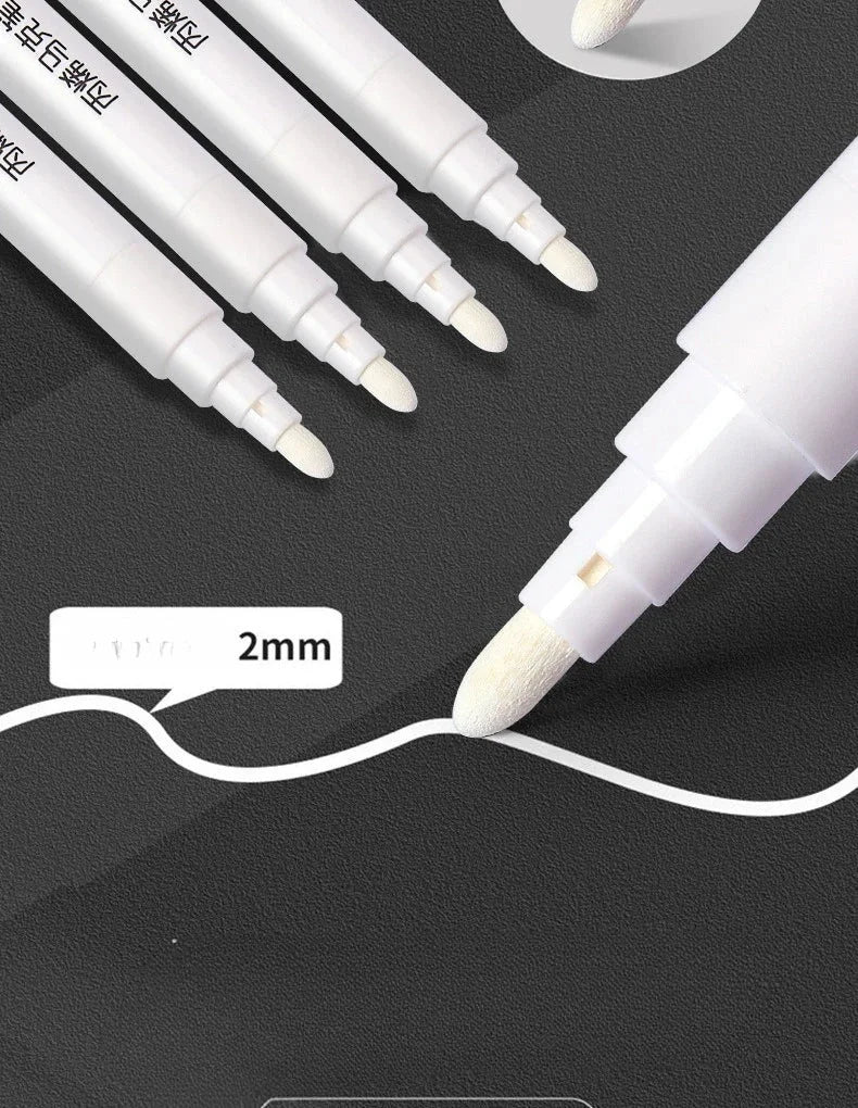 Buy The Best By Artsulli - Art is Long Life Short - 1/3/5 Pcs Student-specific white acrylic marker for sketching highlighting