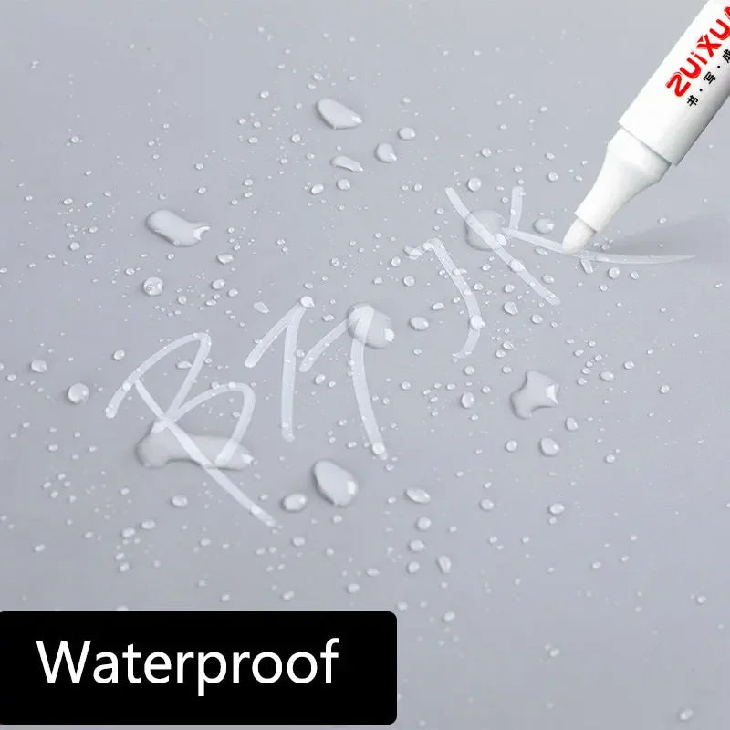 Buy The Best By Artsulli - Art is Long Life Short - 1/3/5 Pcs White Marker Pens 2.0mm Oily Waterproof Gel Pen DIY Graffiti Sketching