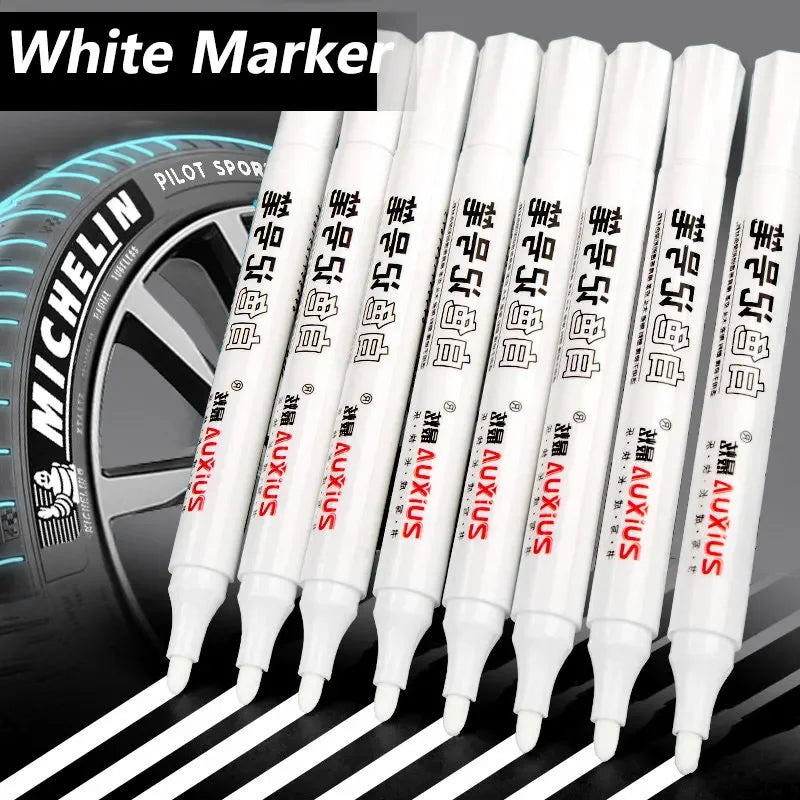 Buy The Best By Artsulli - Art is Long Life Short - 1/3/5 Pcs White Marker Pens 2.0mm Oily Waterproof Gel Pen DIY Graffiti Sketching