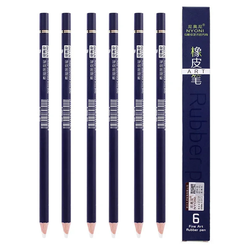 Buy The Best By Artsulli - Art is Long Life Short - 1/3/6pcs Creative Rubber Pen Pencil Eraser for Drawing Manga High Precision Shape
