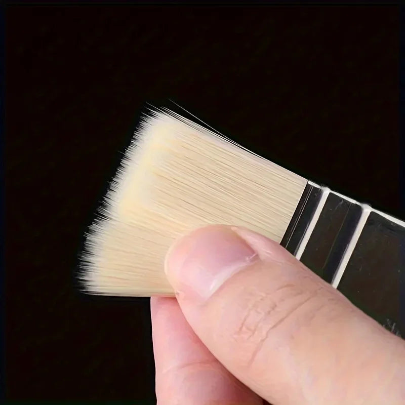 Buy The Best By Artsulli - Art is Long Life Short - 1/3pcs Board Brush Nylon Paint Wooden Painting for Gouache Watercolor Oil Acrylic Wall