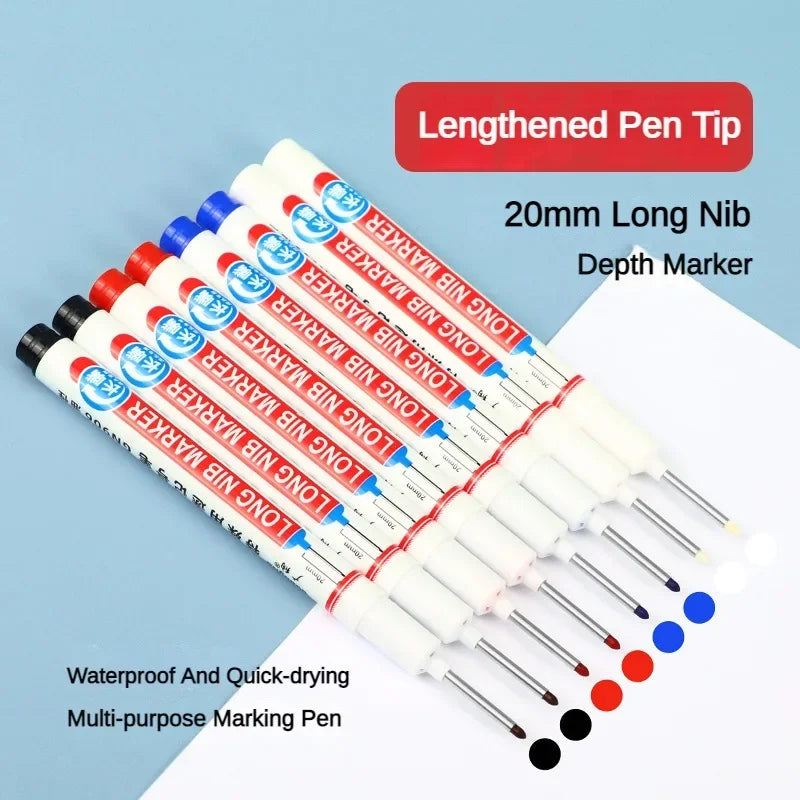 Buy The Best By Artsulli - Art is Long Life Short - 1/5 PCS 20mm Deep Hole Nib Multi-Purpose Head Markers for Metal Perforating Pen