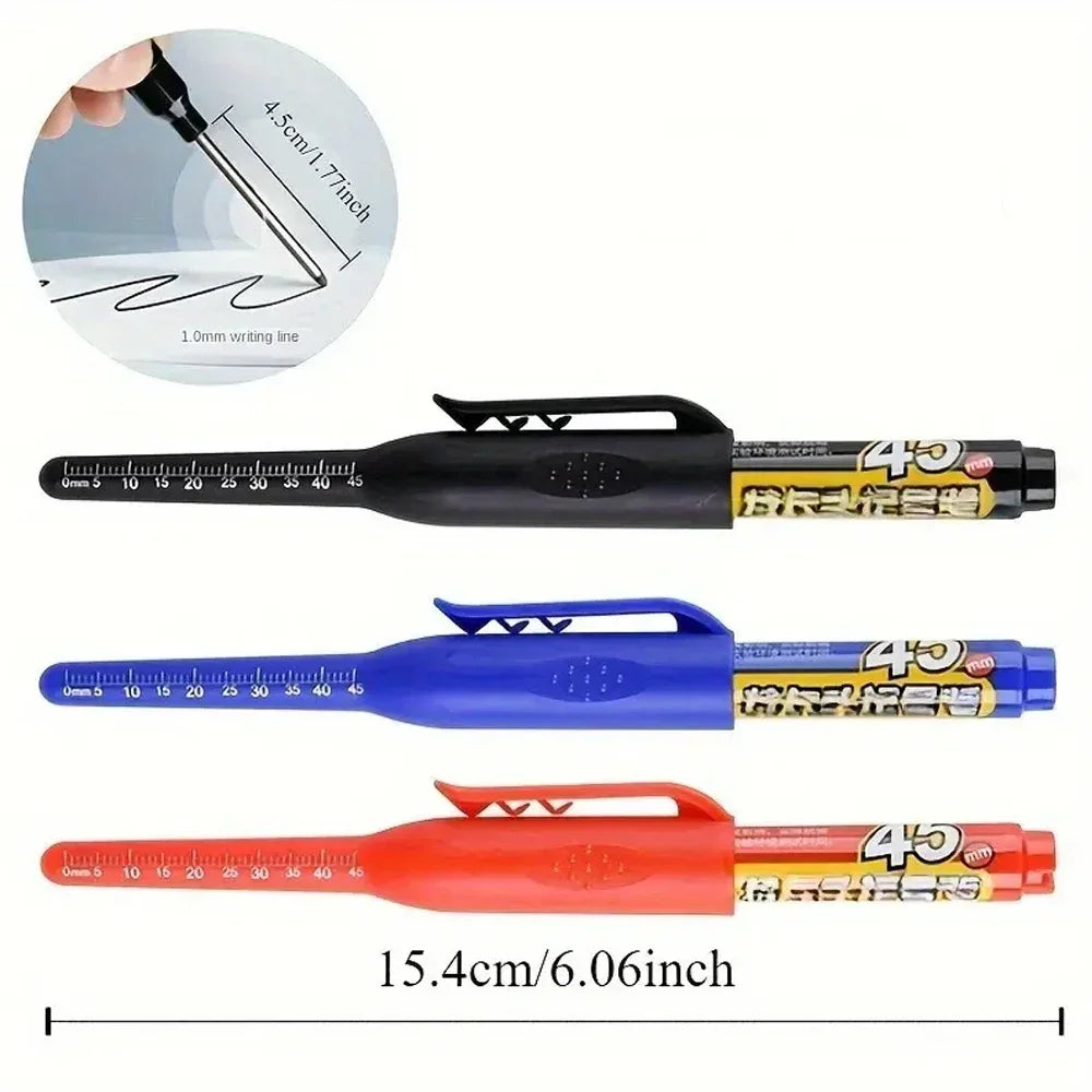 Buy The Best By Artsulli - Art is Long Life Short - 1-6Pcs 45mm Waterproof Head Nib Deep Hole Markers Pen Tile Carpenter Multi-purpose