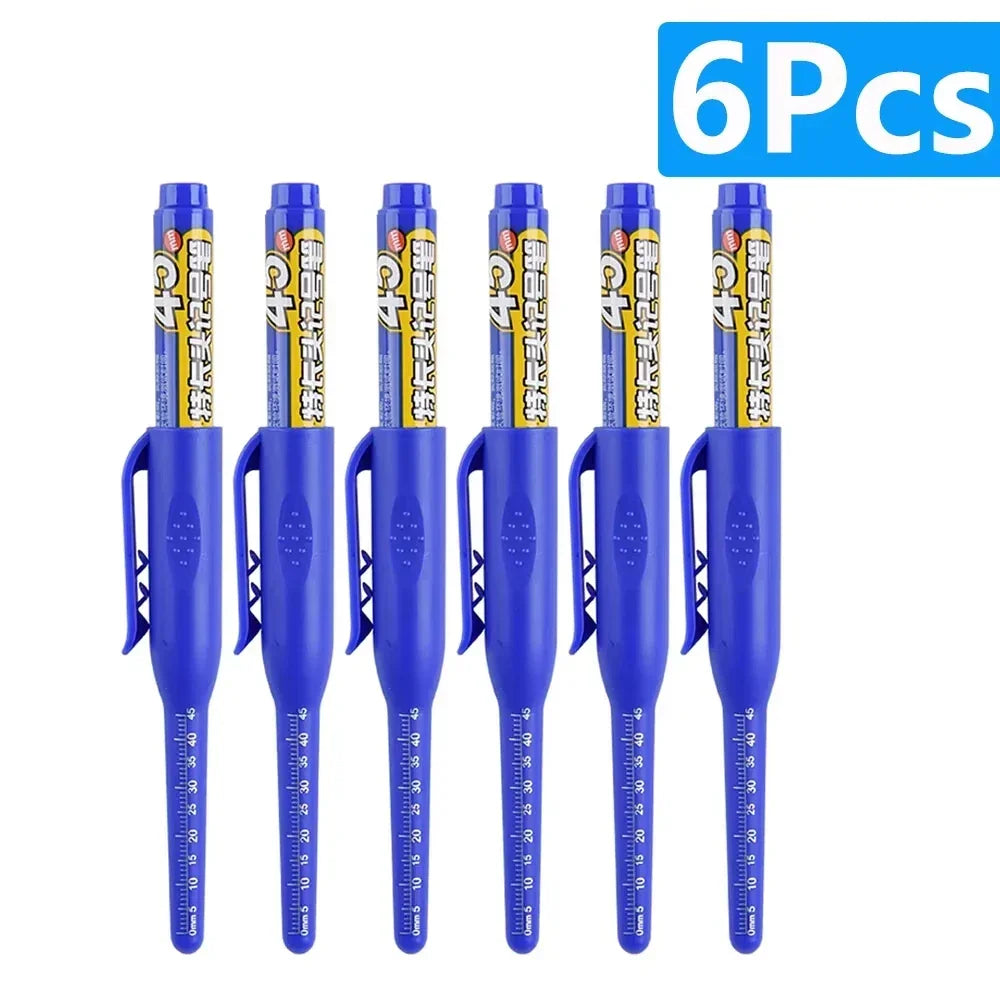 Buy The Best By Artsulli - Art is Long Life Short - 1-6Pcs 45mm Waterproof Head Nib Deep Hole Markers Pen Tile Carpenter Multi-purpose