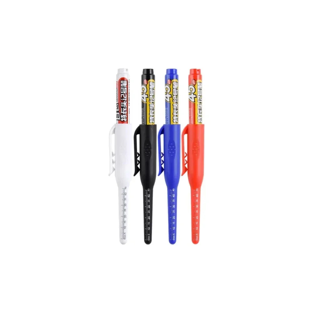 Buy The Best By Artsulli - Art is Long Life Short - 1-6Pcs 45mm Waterproof Head Nib Deep Hole Markers Pen Tile Carpenter Multi-purpose