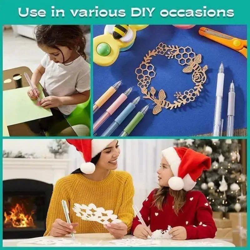Buy The Best By Artsulli - Art is Long Life Short - 10-1PC Paper Cut Knife Pen Utility Scrapbooking Cutting Tool Sticker Tape Cutter
