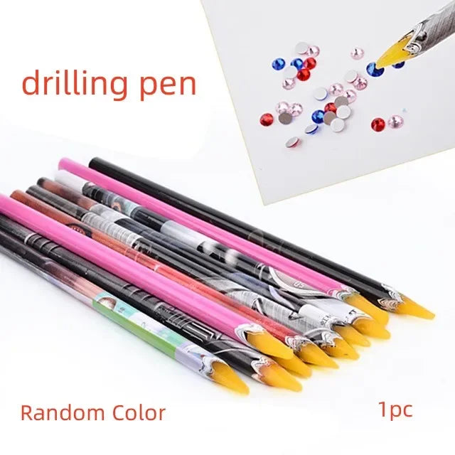 Buy The Best By Artsulli - Art is Long Life Short - 10-1Pcs Dotting Pen Pencil White Wax Wood Picker Rhinestones Gems Picking Tool Pick Up