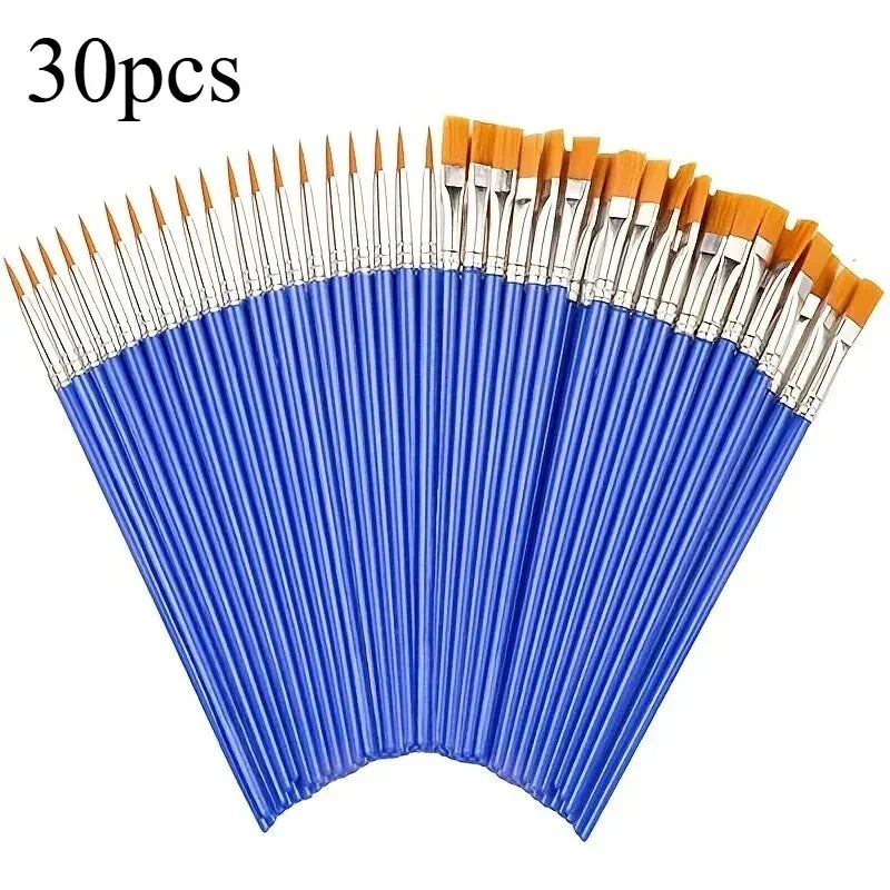 Buy The Best By Artsulli - Art is Long Life Short - 10/20/30pcs Painting Brushes For Handcraft Arts And Craft Artistic Multifunction Hook