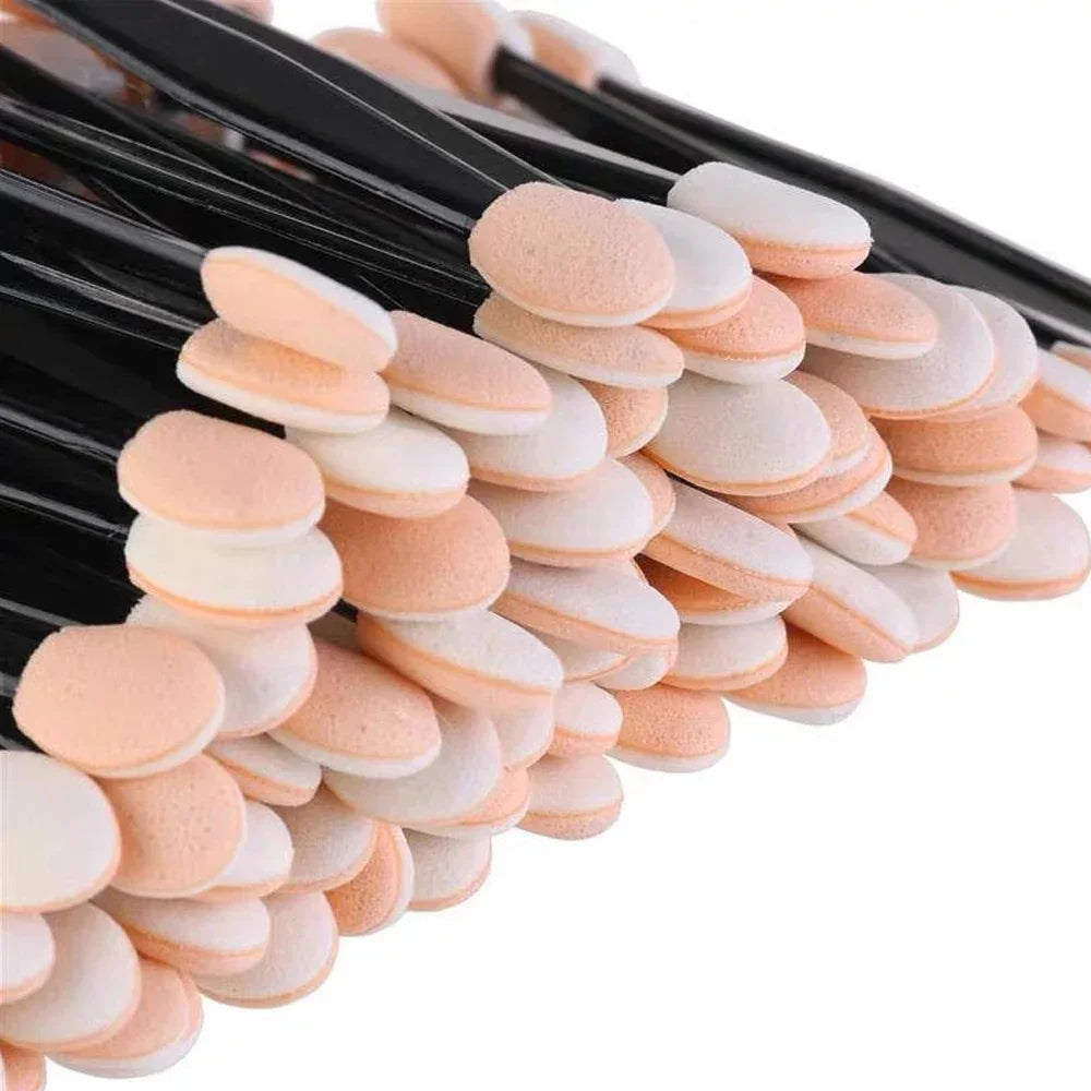 Buy The Best By Artsulli - Art is Long Life Short - 10/30/50/100Pcs Nail Brush Double Sided Chrome Powder Applicator Sponge Sticks Supplies