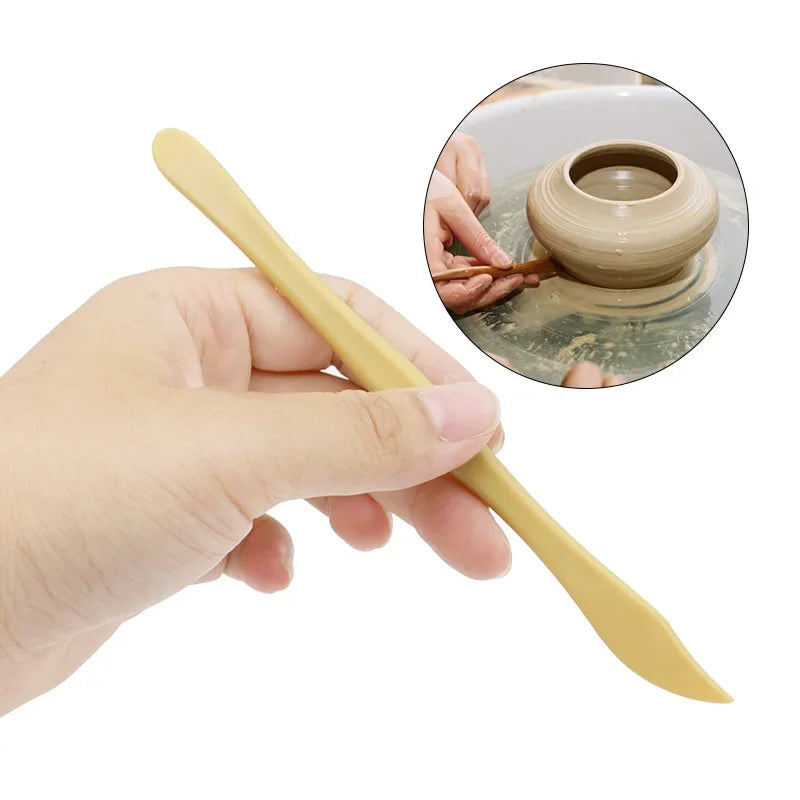 Buy The Best By Artsulli - Art is Long Life Short - 10 PCs Clay Sculpture Tool Set Carving DIY Wooden /Plastic Pottery Knife Tools