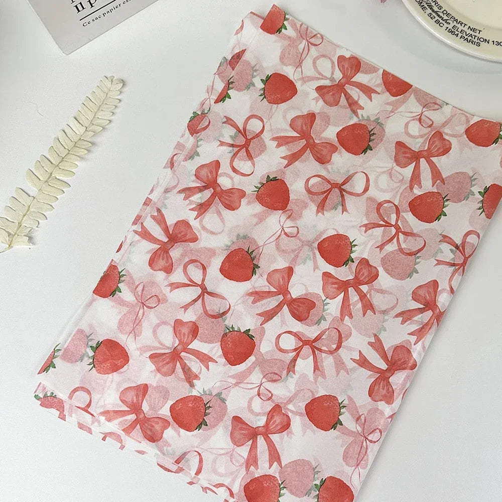 Buy The Best By Artsulli - Art is Long Life Short - 10 Sheets/ Pack Red Strawberry Tissue Paper Fruit Gift Wrapping Diy Craft For Wedding