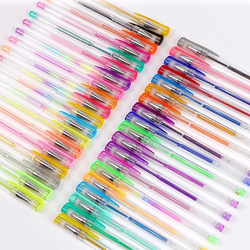 Buy The Best By Artsulli - Art is Long Life Short - 100/5Pcs Gel Pen Set 100 Colored Pens for Coloring Books Drawing Doodle Crafts