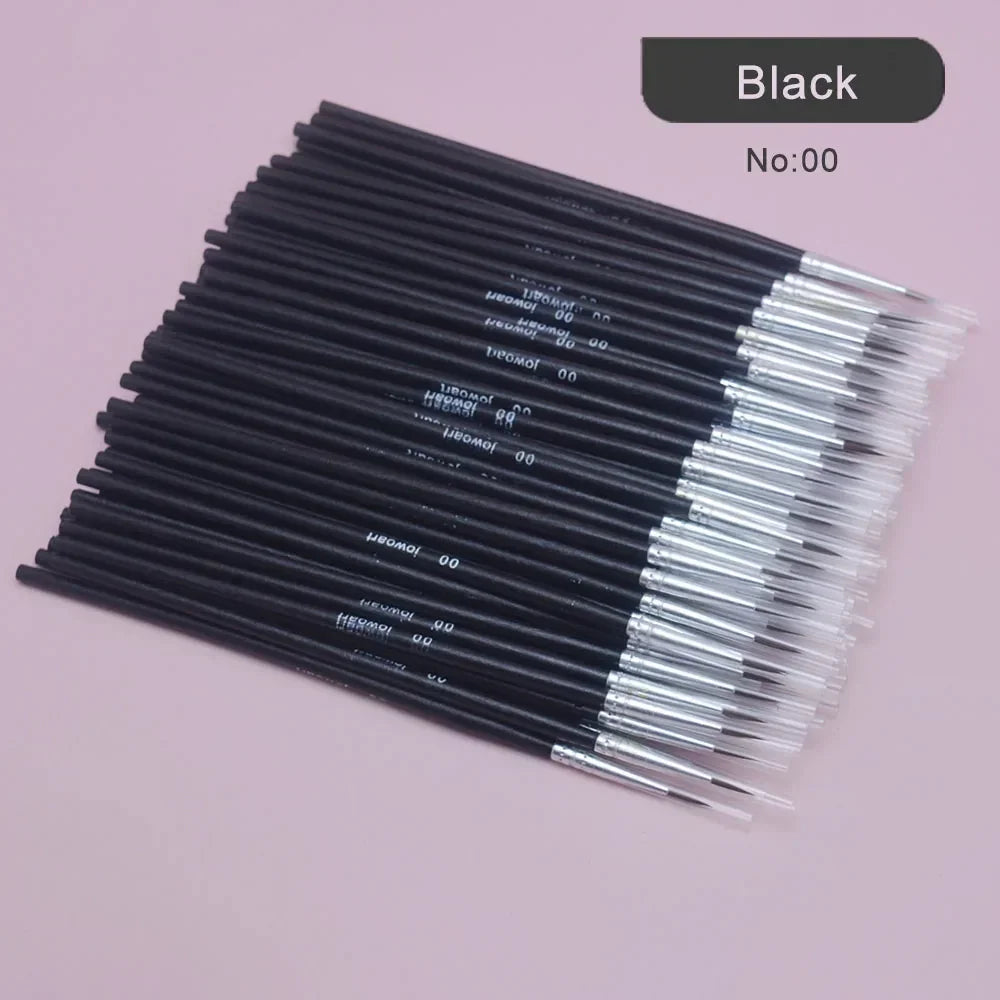 Buy The Best By Artsulli - Art is Long Life Short - 100Pcs/Set Fine Hand-painted Thin Hook Line Pen Multicolor Baton Drawing Paint Brush