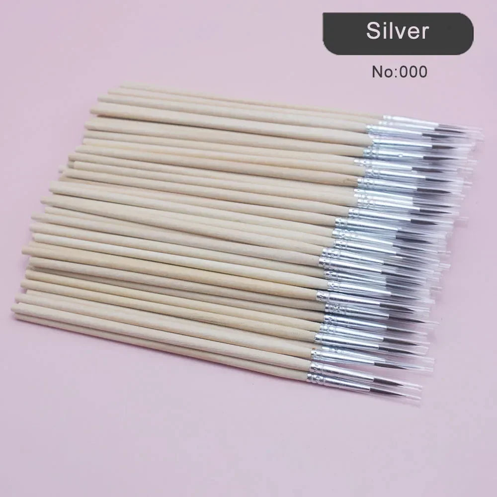 Buy The Best By Artsulli - Art is Long Life Short - 100Pcs/Set Fine Hand-painted Thin Hook Line Pen Multicolor Baton Drawing Paint Brush