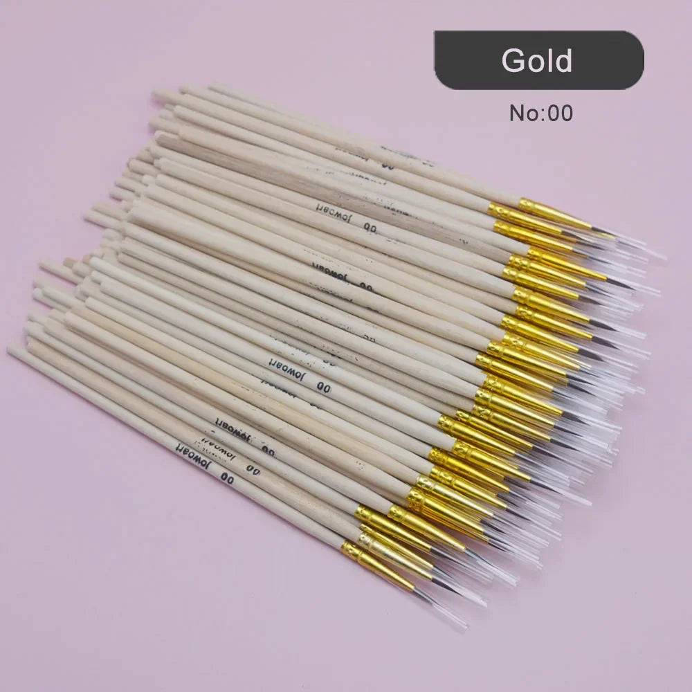 Buy The Best By Artsulli - Art is Long Life Short - 100Pcs/Set Fine Hand-painted Thin Hook Line Pen Multicolor Baton Drawing Paint Brush