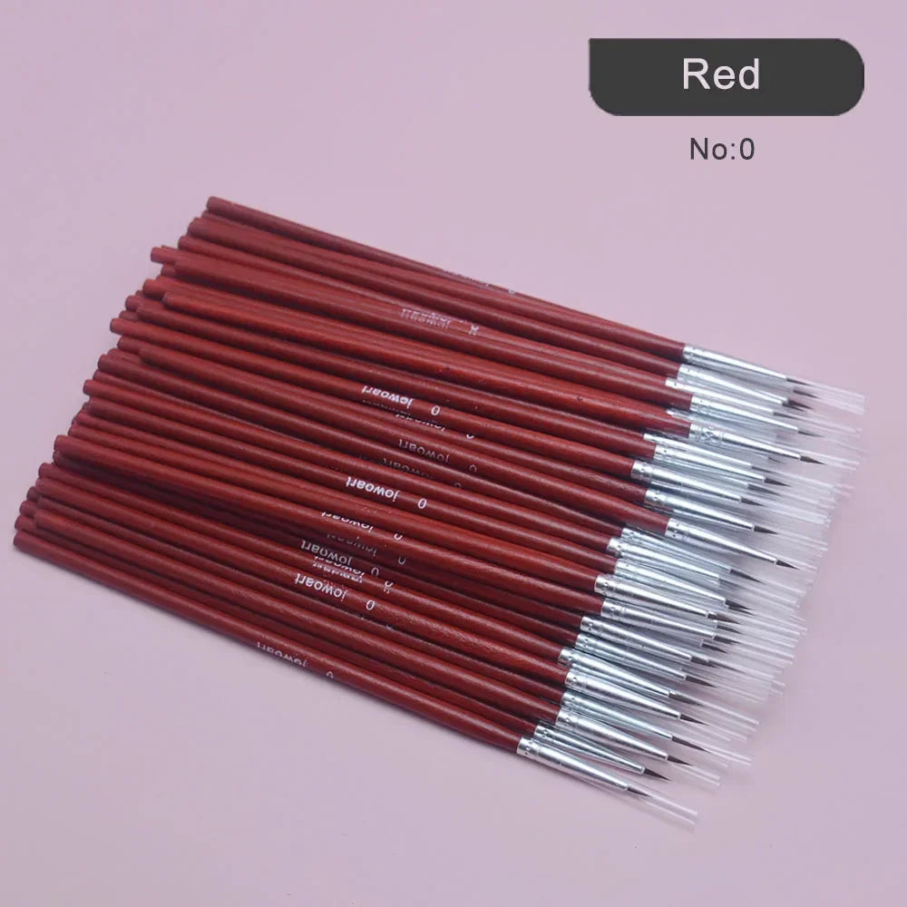 Buy The Best By Artsulli - Art is Long Life Short - 100Pcs/Set Fine Hand-painted Thin Hook Line Pen Multicolor Baton Drawing Paint Brush