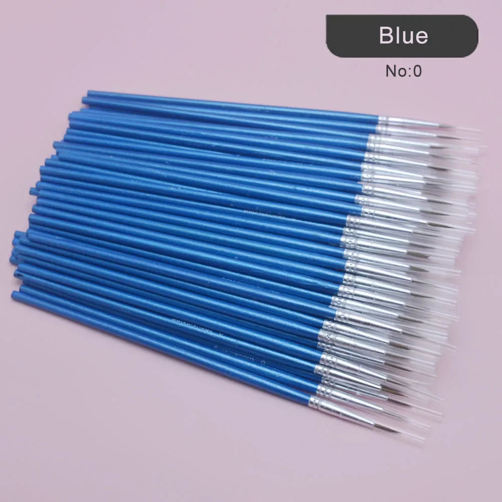 Buy The Best By Artsulli - Art is Long Life Short - 100Pcs/Set Fine Hand-painted Thin Hook Line Pen Multicolor Baton Drawing Paint Brush