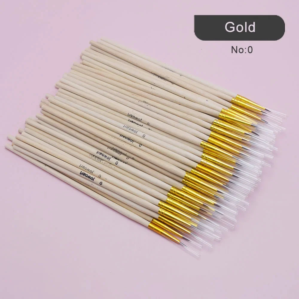 Buy The Best By Artsulli - Art is Long Life Short - 100Pcs/Set Fine Hand-painted Thin Hook Line Pen Multicolor Baton Drawing Paint Brush