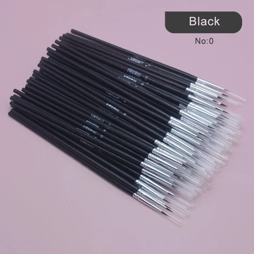 Buy The Best By Artsulli - Art is Long Life Short - 100Pcs/Set Fine Hand-painted Thin Hook Line Pen Multicolor Baton Drawing Paint Brush