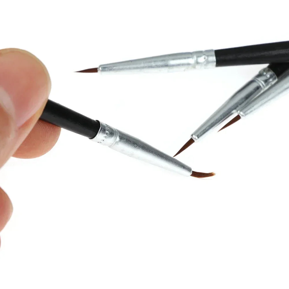 Buy The Best By Artsulli - Art is Long Life Short - 10pcs Fine Line Pens - 0.7/1.1/1.5mm Thin Hook Nylon Brushes for Hand Painting Acrylic