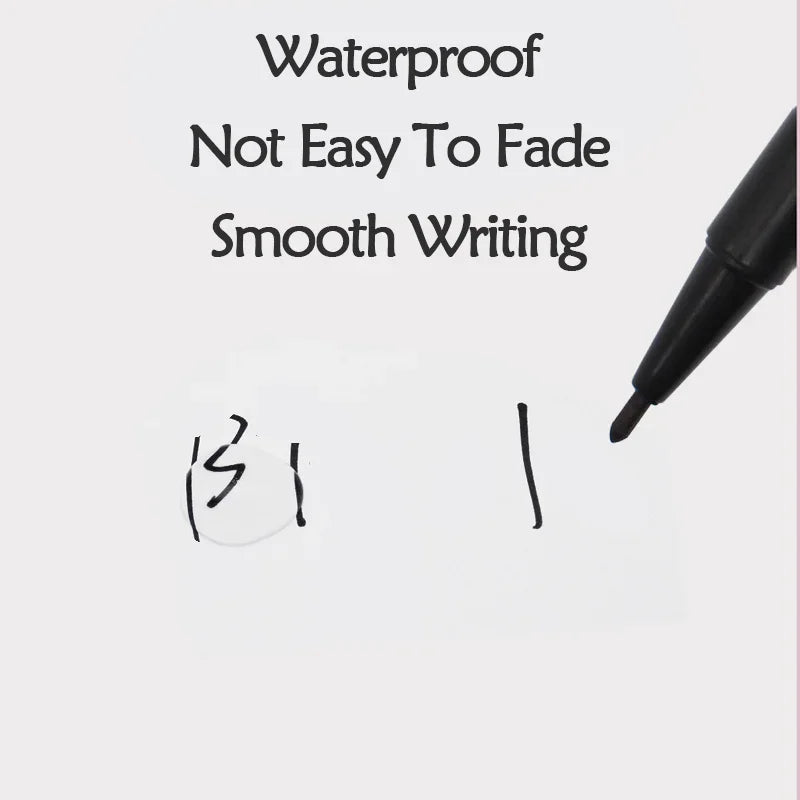 Buy The Best By Artsulli - Art is Long Life Short - 10pcs/set Double Head Marker Pen Waterproof Black/Blue/Red Oily Ink School Study