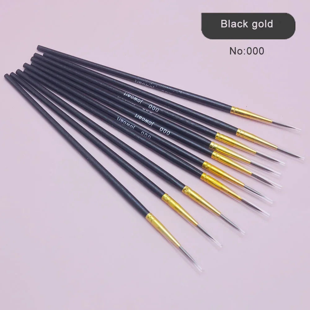 Buy The Best By Artsulli - Art is Long Life Short - 10Pcs/Set Fine Hand-painted Thin Hook Line Pen Wood Rod Drawing Paint Brush Supplies