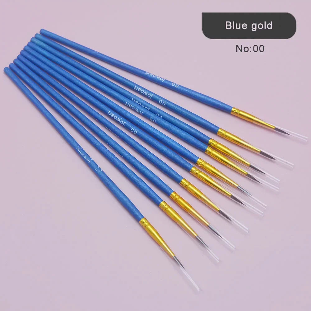 Buy The Best By Artsulli - Art is Long Life Short - 10Pcs/Set Fine Hand-painted Thin Hook Line Pen Wood Rod Drawing Paint Brush Supplies