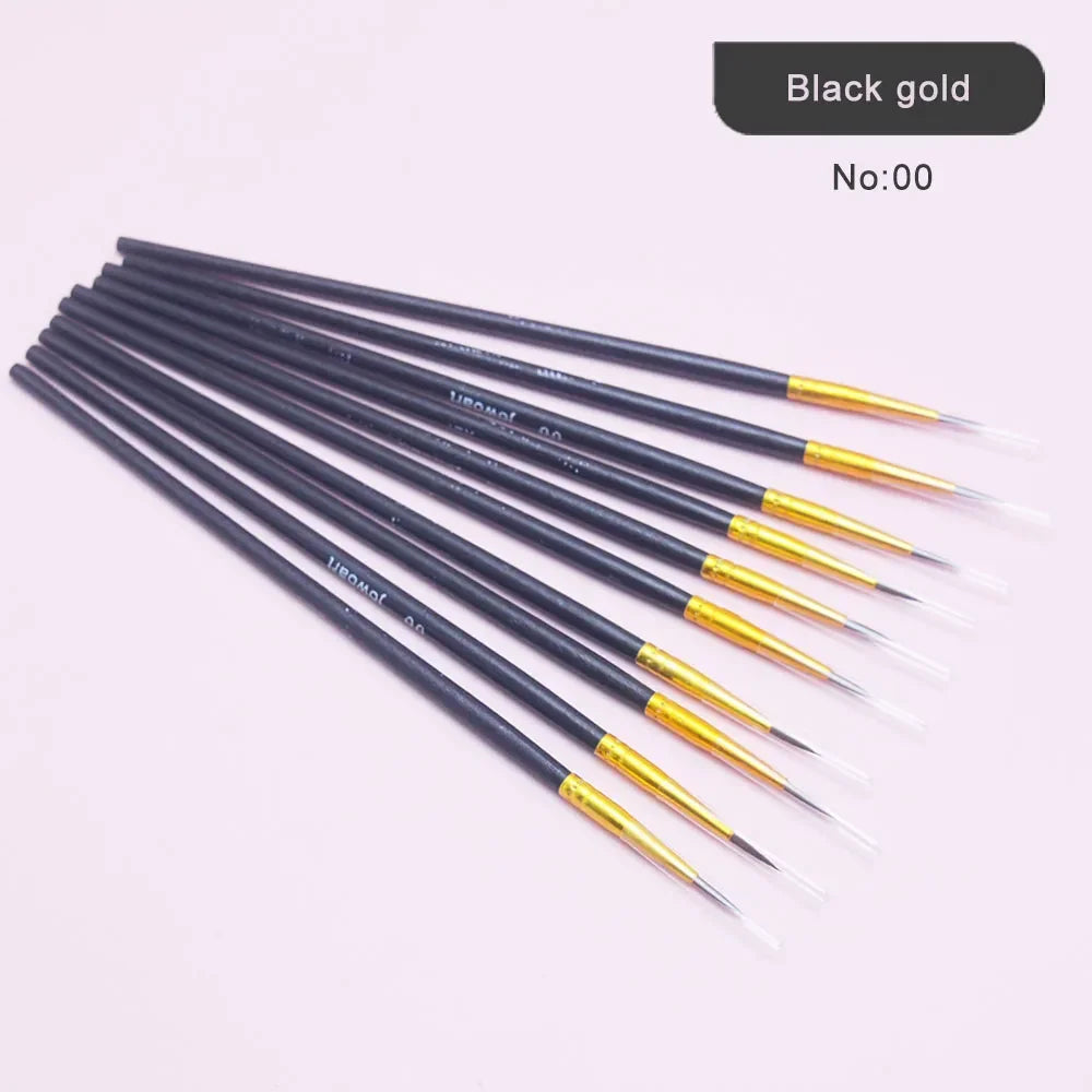 Buy The Best By Artsulli - Art is Long Life Short - 10Pcs/Set Fine Hand-painted Thin Hook Line Pen Wood Rod Drawing Paint Brush Supplies
