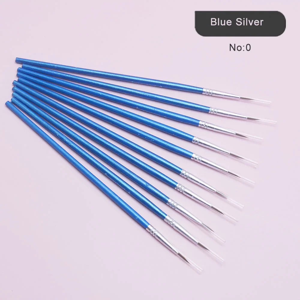 Buy The Best By Artsulli - Art is Long Life Short - 10Pcs/Set Fine Hand-painted Thin Hook Line Pen Wood Rod Drawing Paint Brush Supplies