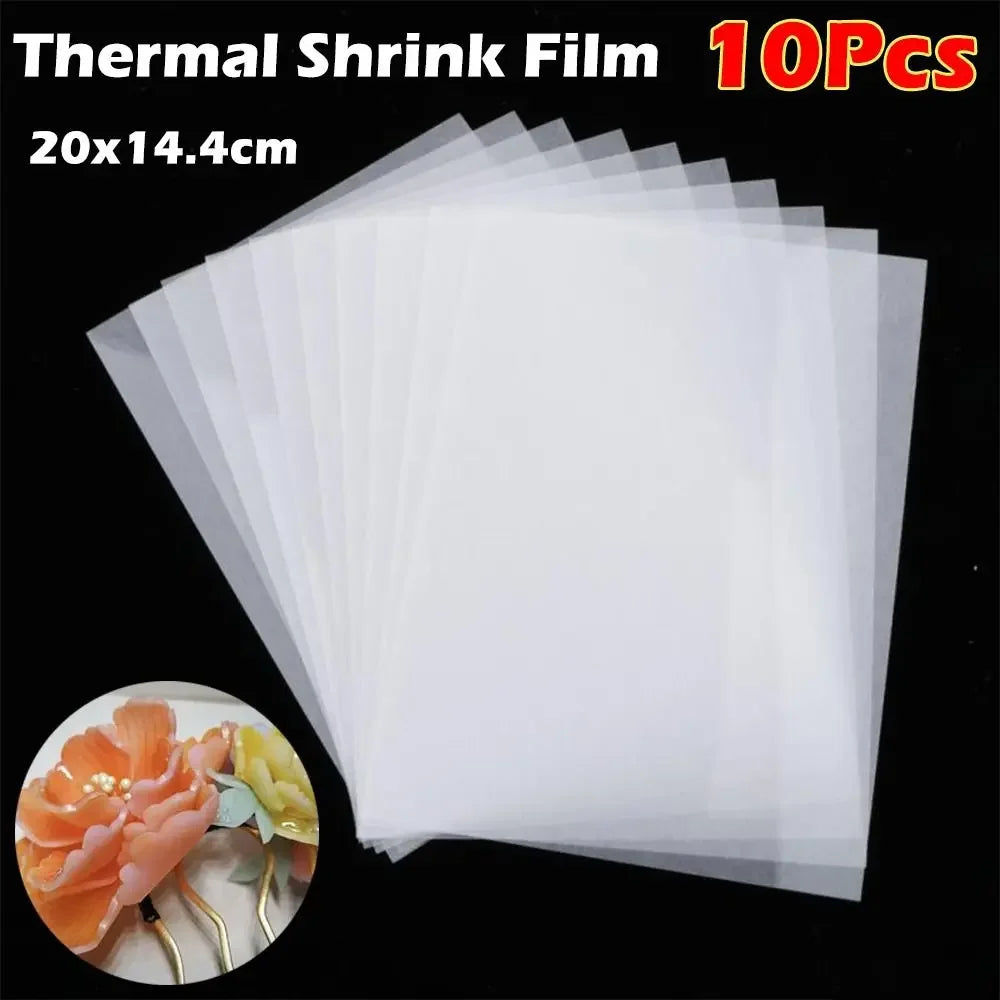 Buy The Best By Artsulli - Art is Long Life Short - 10Pcs Shrink Plastic Sheets DIY Fun Thermal Film Translucent Paper Handmade Supplies