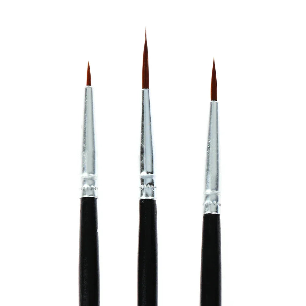 Buy The Best By Artsulli - Art is Long Life Short - 10Pcs Supplies Hand Painted Thin Hook Line Pen Drawing Paint Brush Nylon Acrylic