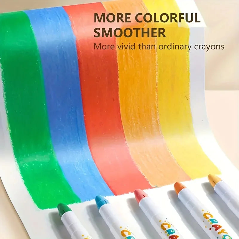 Buy The Best By Artsulli - Art is Long Life Short - 12/24/36/48 Color Silky Twistable Crayons,Washable Supplies Multicultural Pastel Gel