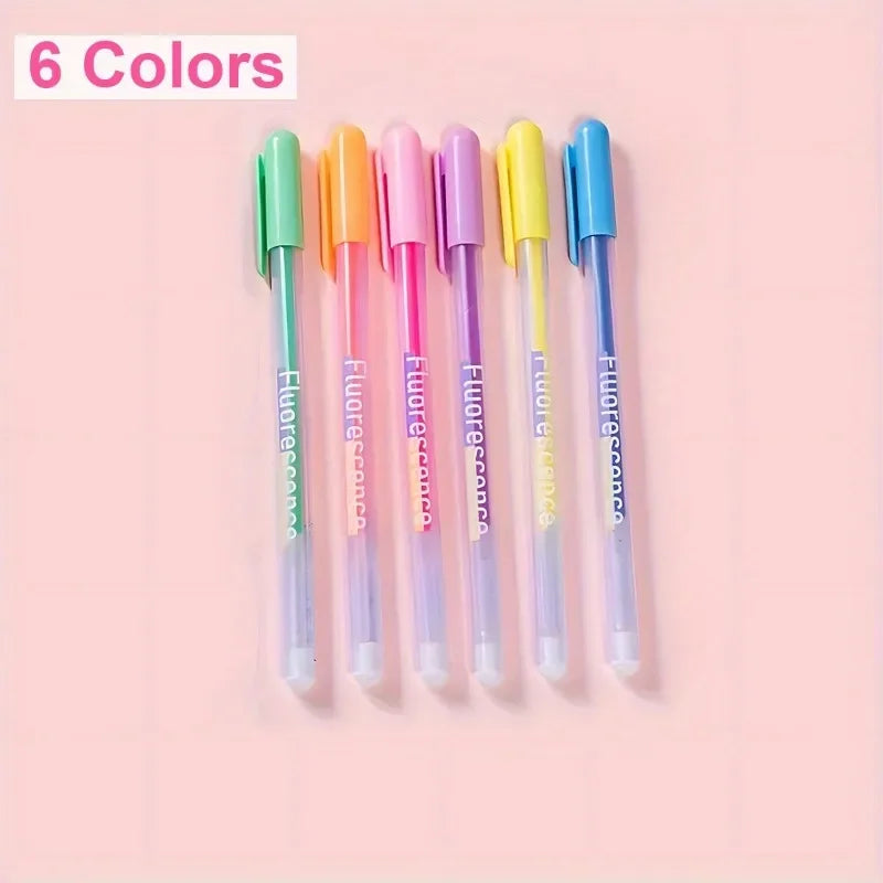 Buy The Best By Artsulli - Art is Long Life Short - 12/6pcs Pastel Colored Gel Pens Fluorescent Markers for Sketching/Drawing/Writing