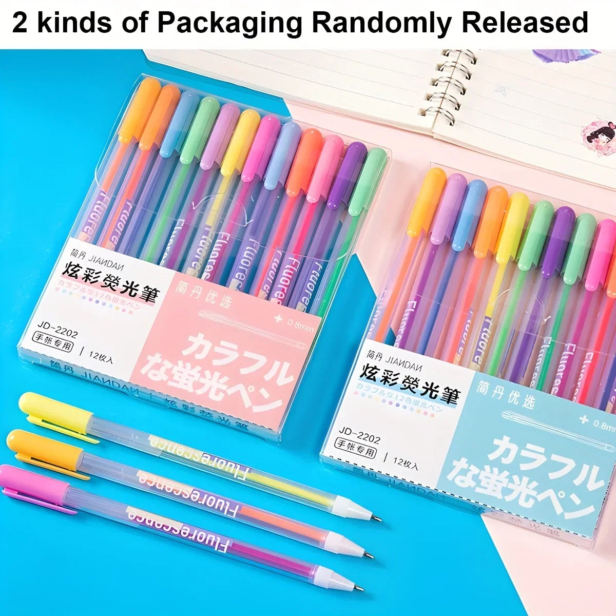 Buy The Best By Artsulli - Art is Long Life Short - 12/6pcs Pastel Colored Gel Pens Fluorescent Markers for Sketching/Drawing/Writing