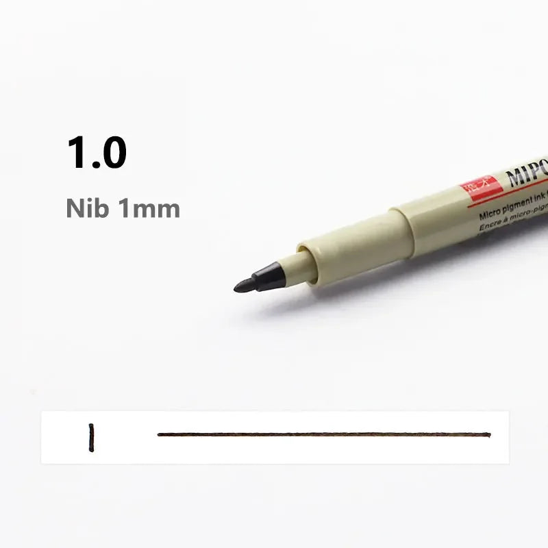 Buy The Best By Artsulli - Art is Long Life Short - 12 Kinds of Manga Markers Needle Pen Hand-painted Hook Line Sketch Pens School