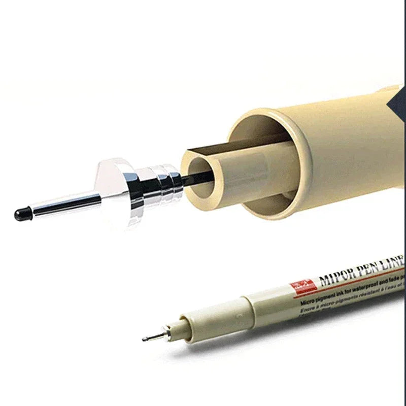 Buy The Best By Artsulli - Art is Long Life Short - 12 Kinds of Manga Markers Needle Pen Hand-painted Hook Line Sketch Pens School